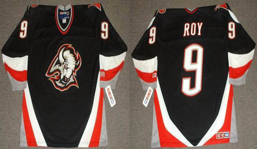 2019 Men Buffalo Sabres 9 Roy black CCM NHL jerseys